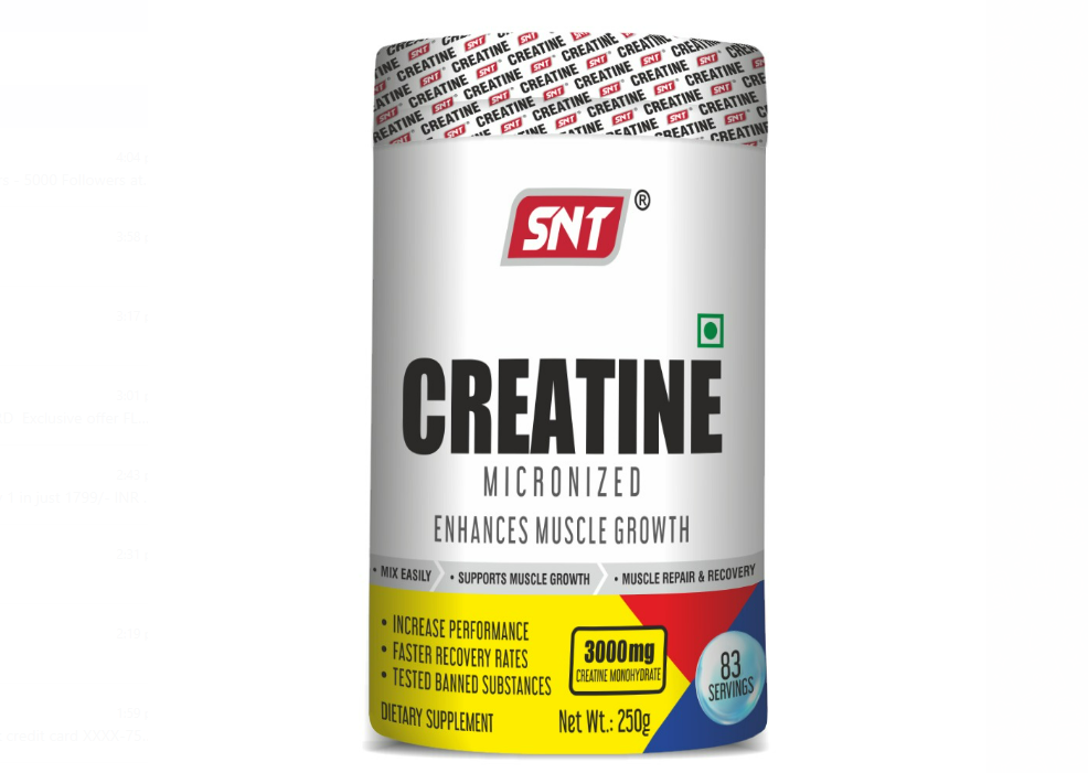 SNT Pure Creatine Enchances Muscle Growth